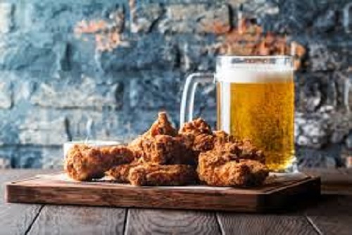 Hen  & Hops chicken and beer