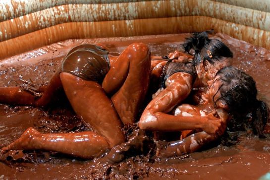 Sexy Chocolate wrestling