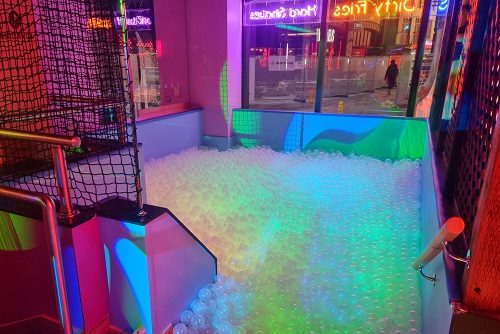 Ball pit entry 