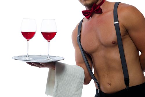 Dinner, Wine With Optional Male Stripper