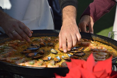 Mobile Paella & Sangria Making