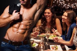 Meal Night With Male Stripper