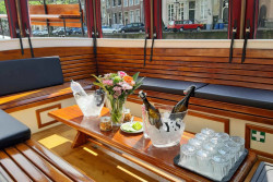 Canal Boat Cruise with Bubbles